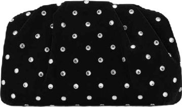 Women's Rhinestones Velvet Clutch