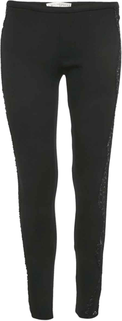 Women's Lace Trim Jersey Skinny Trousers