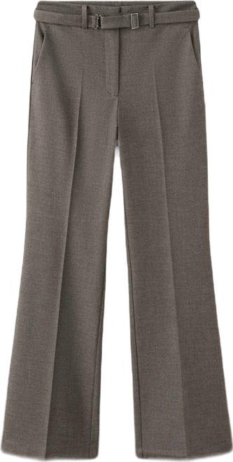 Women's Belt Straight-Fit Pants