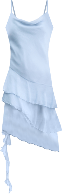 Women's Cowl-neck Ruffled Mini Dress, Macy's Exclusive