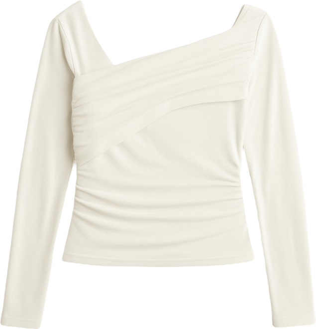 Women's Asymmetric Long-Sleeve Top, Macy's Exclusive