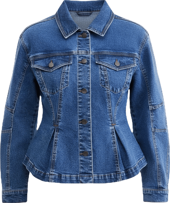 Women's Sculpted Denim Jacket, Macy's Exclusive
