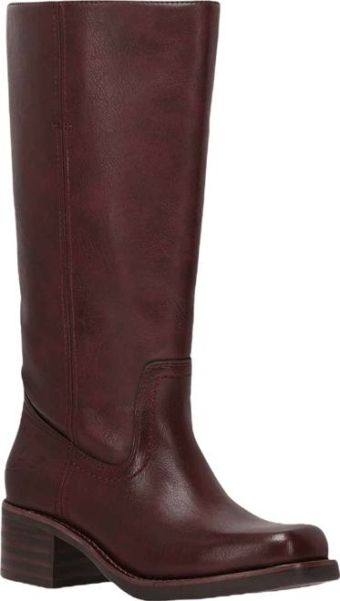 Women's Miranda Leather Stacked Heel Boots