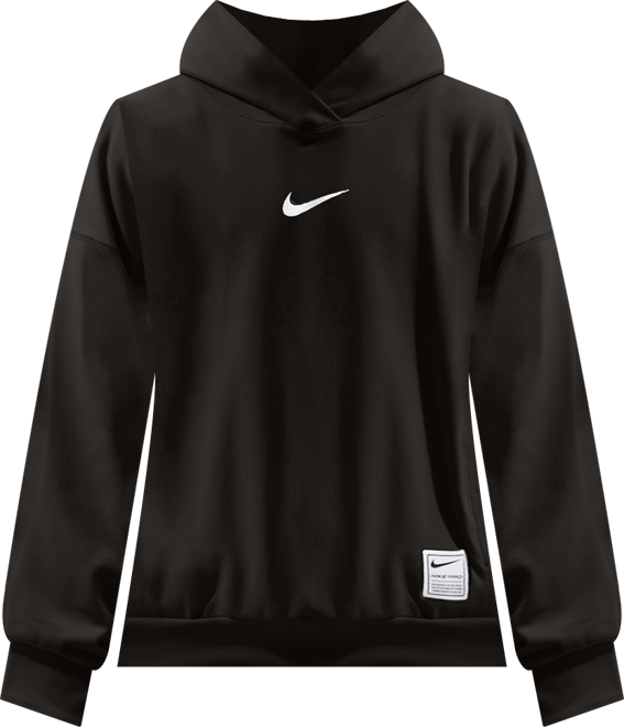 Nike Pro Older Kids' (Boys') Dri-FIT Fleece Pullover Hoodie