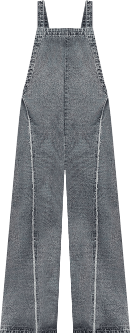 Women's Retro Denim Overalls