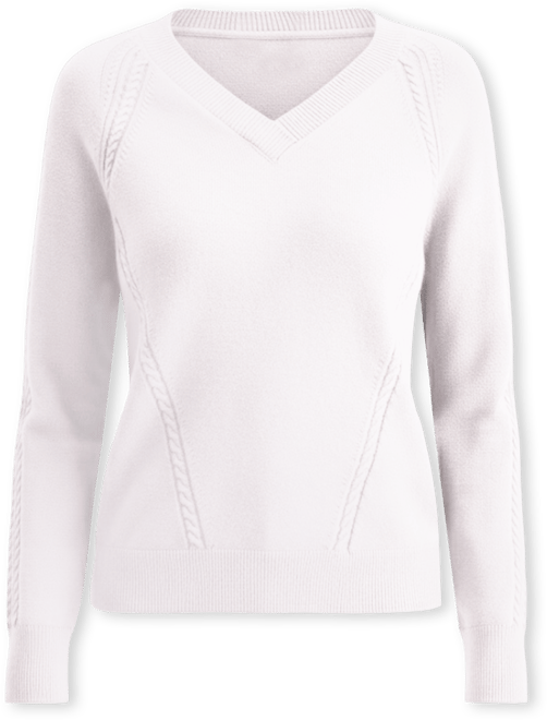 Petite Puff Sleeve V-Neck Sweater, Macy's Exclusive