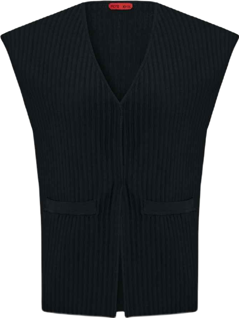 Women's Men's Relaxed-Fit Sleeveless Knit Sweater Vest