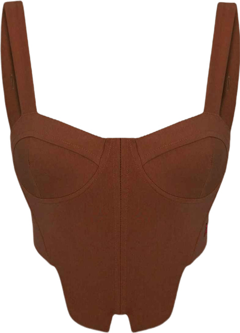 Women's Cotton Woven Corset Top