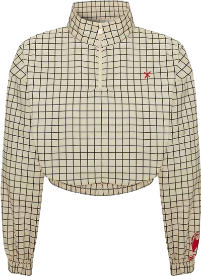 Women's Parachute Cropped Polyester Sweatshirt