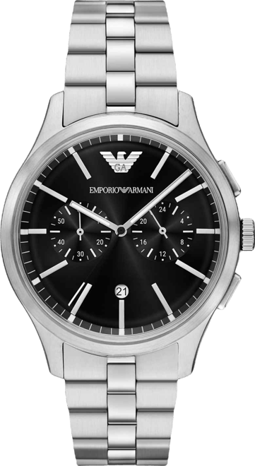 Men's Chronograph Stainless Steel Bracelet Watch 42mm