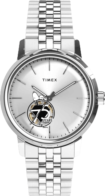 Men's Mechanical Automatic Silver-Tone Stainless Steel Watch, 40mm