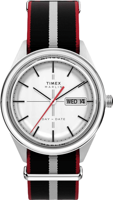 Men's Quartz Analog Black Fabric Watch, 38mm