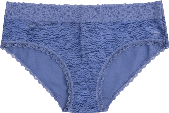 Women's Cotton Blend Lace-Trim Hipster Underwear, Created for Macy's