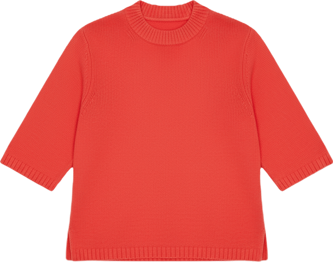 Women's Perfect Cotton Short-Sleeve Sweater