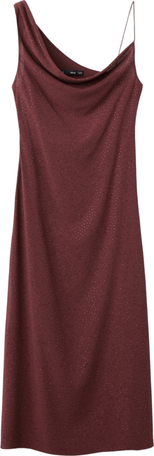 Women's Asymmetrical Rhinestone Dress