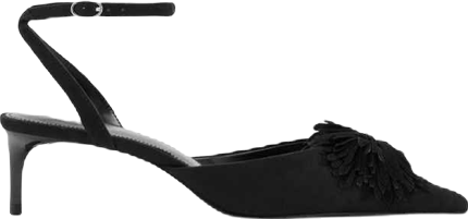 Women's Kitten-Heel Pom-Pom Shoes