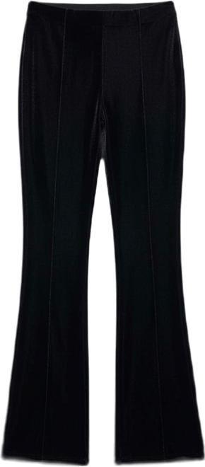 Women's Seam Detail Velvet Pants