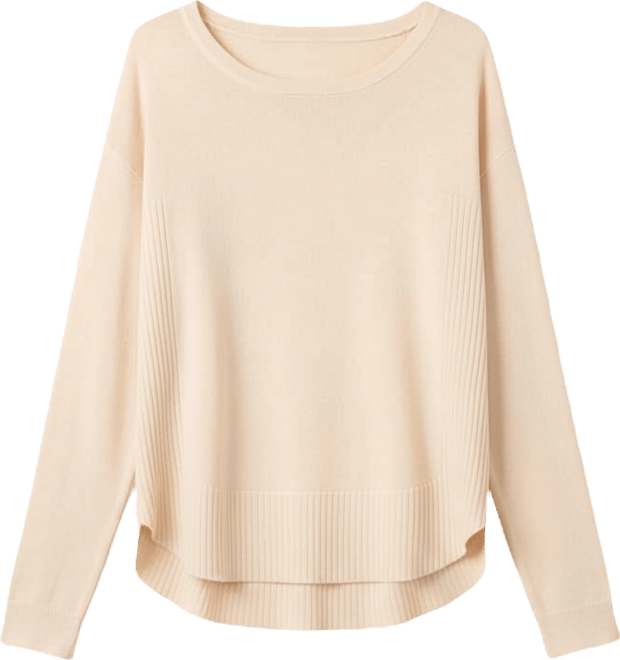 Women's Round Hem Pull-On Sweater
