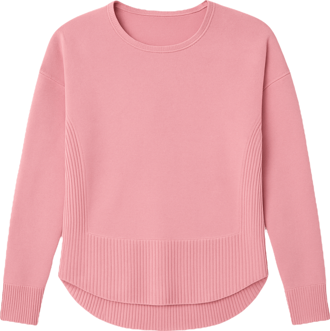 Women's Round Hem Pull-On Sweater