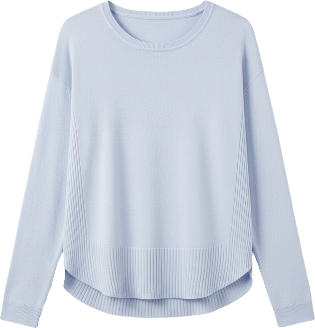 Women's Round Hem Pull-On Sweater