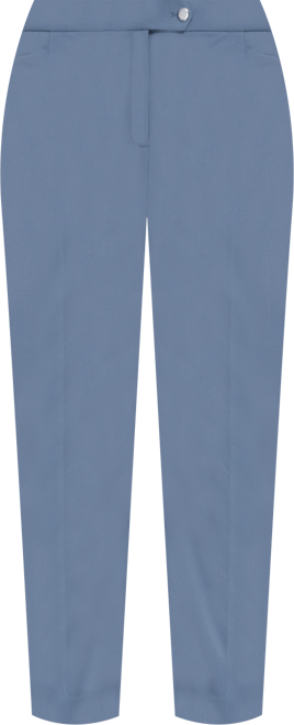 Plus Size Scuba Full Length Crepe Pants