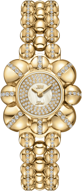 Women's Atmosphere Crystal Swiss Quartz 18k Gold-Plated Stainless Steel Watch, 30mm