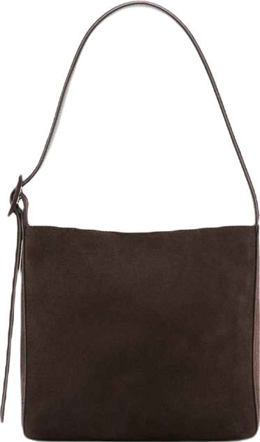 Women's Suede Leather Shopper Bag