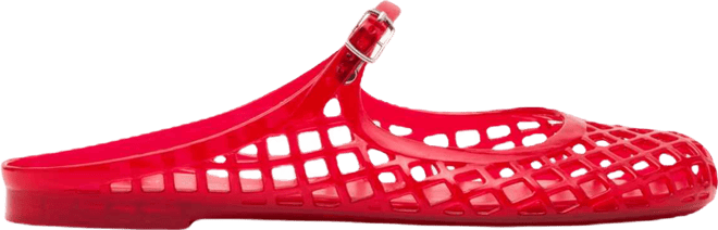 Women's Safron Caged Jelly Mary-Jane Slip-On Flats