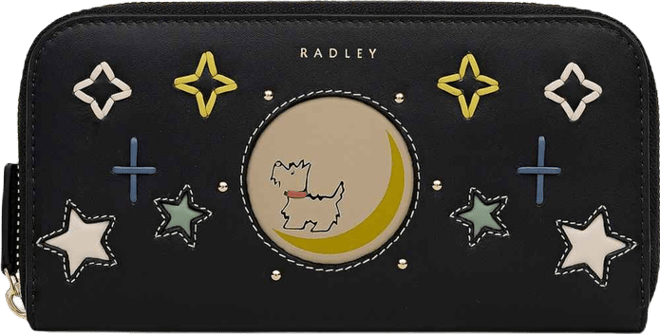 To The Moon Zip Around Wallet