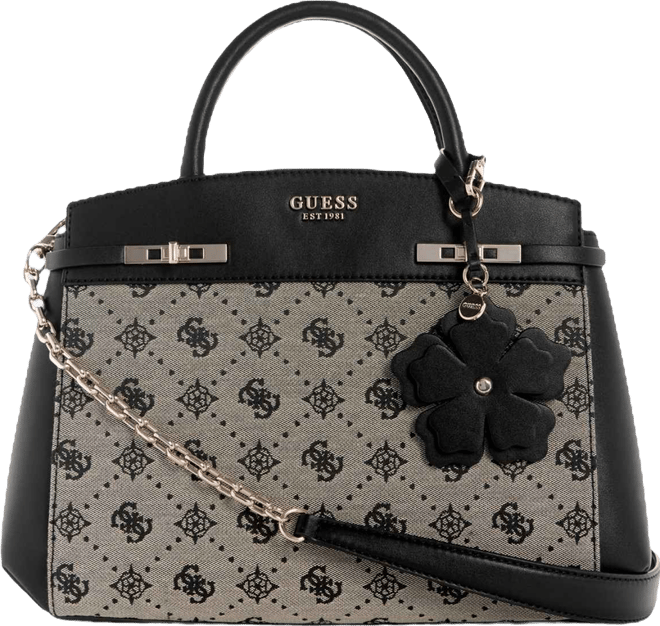 Melinda Logo Medium Tri Comp Satchel Bag