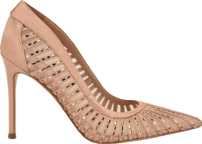 Women's Feresah Embellished Mesh Stiletto Dress Pumps