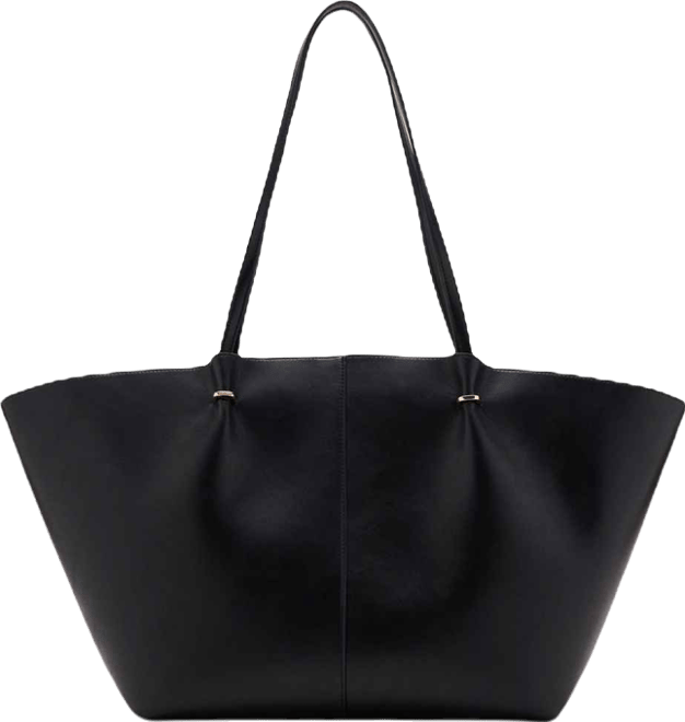 Women's Metallic Details Shopper Bag