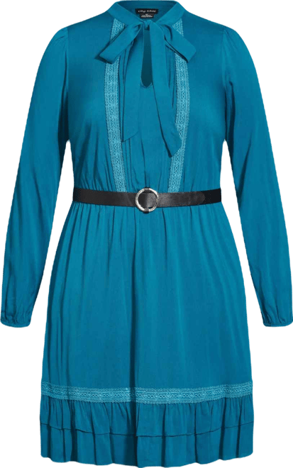 Women's Plus Size Precious Tie Dress