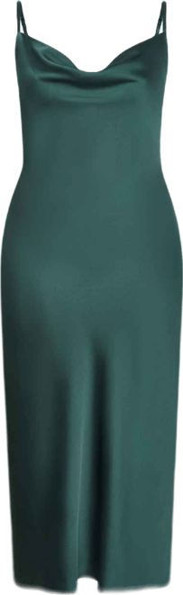 Plus Size Satin Slip Dress