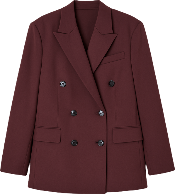 Women's Double Breasted Oversized Blazer