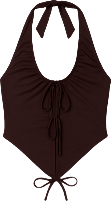 Women's Cindy Backless Triangle Halter Top