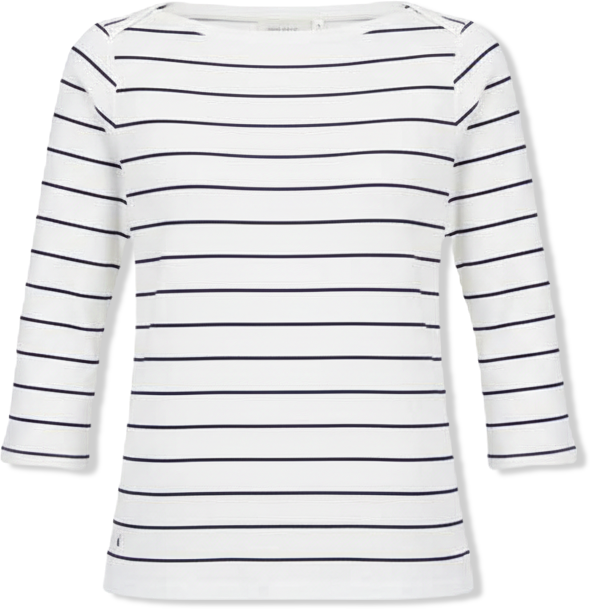 Women's Printed Pima Cotton 3/4 Sleeve Boat-Neck Top, Macy's Exclusive