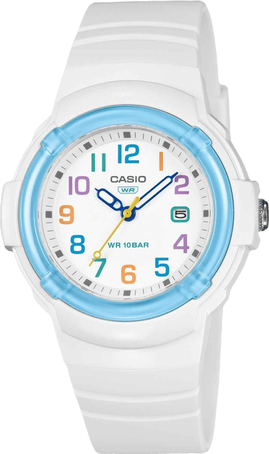 Women's Japanese Quartz White Resin Watch, 34.7mm