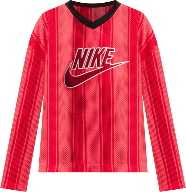 Nike Sportswear Collection Big Kids' Long-Sleeve Mesh Jersey