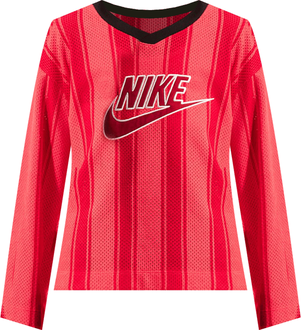 Nike Sportswear Collection Jersey de malla de manga larga para niños talla grande