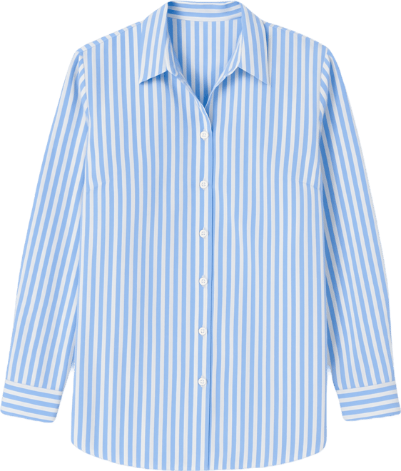 Women's No Iron Button Front Shirt