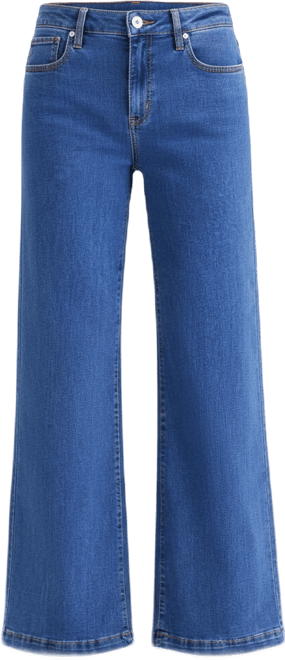 Women's High-Rise Wide-Leg Jeans, Macy's Exclusive