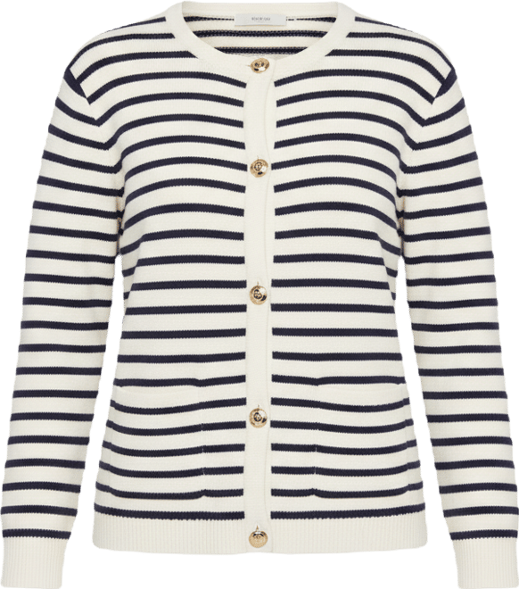 Women's Button Front Long-Sleeve Cardigan