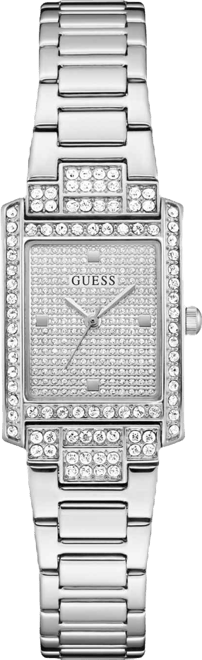 Women's Sivler-Tone Glitz Analog Watch, 23mm