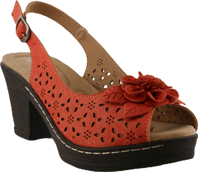 Women's Doriday Floral Slingback Peep-Toe Sandals