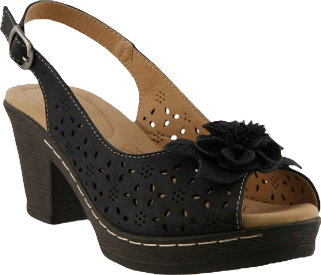 Women's Doriday Floral Slingback Peep-Toe Sandals