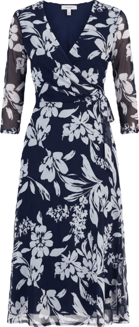 Women's Side-Tie Midi Dress