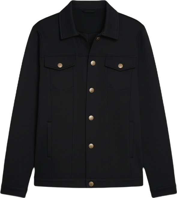 Plus Size Long Sleeve Ponte Jacket