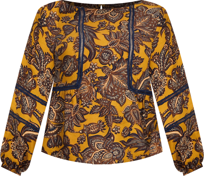 Women's Plus Size Bridget Lace Detail Blouse Tops