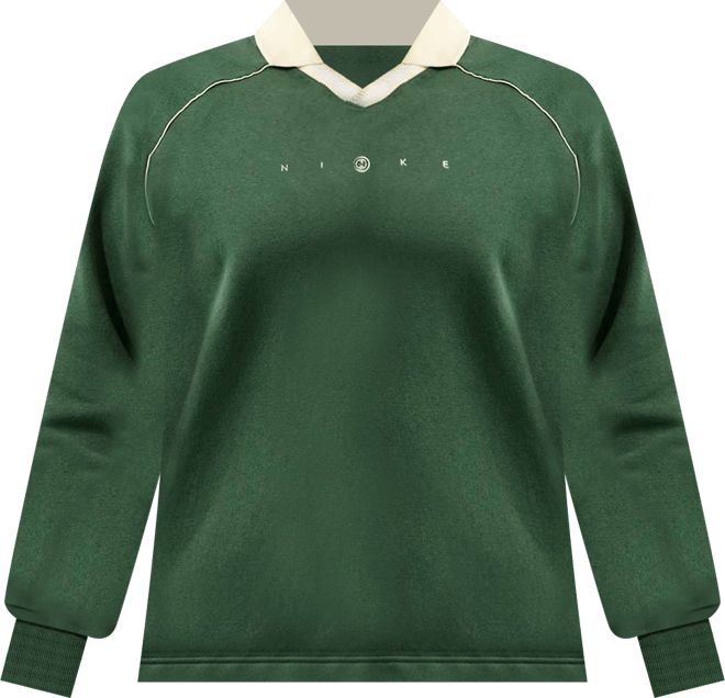 Nike Sportswear Phoenix Fleece Women's Oversized Graphic Polo Top (Plus Size)